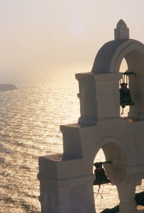 A precipizio sul mare di Santorini